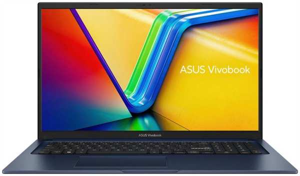 Ноутбук ASUS Vivobook 17 X1704ZA-AU343 90NB10F2-M00DF0 i5-1235U/16GB/512GB SSD/Iris Xe Graphics/17.3″ FHD IPS/WiFi/BT/RU/EN kbrd/noOS/Quiet Blue 9698459134