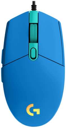 Мышь Logitech G203 LIGHTSYNC 910-005798 8000dpi, оптическая светодиодная, USB, синий 9698460532