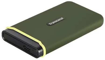 Внешний SSD USB 3.2 Gen 2 Type-C Transcend TS1TESD380C ESD380C 1TB 2000/2000 MB/s защищенный зеленый 9698460536