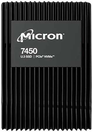 Накопитель SSD 2.5'' Micron MTFDKCC3T8TFR-1BC1ZABYY 7450 PRO 3.84TB, U.3 NVMe PCIe 4.0 x4 3D TLC 6800/5300MB/s IOPs 1000K/180K TBW 7300 DWPD 1 9698464652