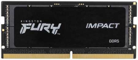 Модуль памяти SODIMM DDR5 8GB Kingston KF548S38IB-8 FURY Impact 4800MHz Unbuffered CL38 1RX16 1.1V 262-pin 16Gbit 9698467274
