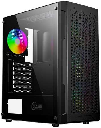 Корпус ATX Powercase Mistral Evo Air CMIEE-A4 черный, без БП, боковая панель из закаленного стекла, USB 3.0, 2*USB 2.0, audio 9698469856