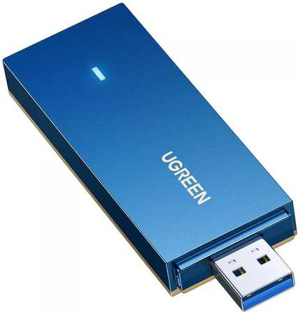 Адаптер UGREEN CM499 90340 двухдиапазонный, AX1800 Dual-Band Wireless, (Wi-Fi 6), синий 9698470666