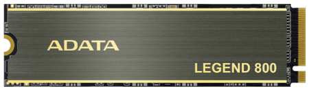 Накопитель SSD M.2 2280 ADATA ALEG-800-1000GCS LEGEND 800 1TB PCIe Gen4 x4 NVMe 3D TLC 3500/2200MB/s MTBF 1.5M 600 TBW 9698471424