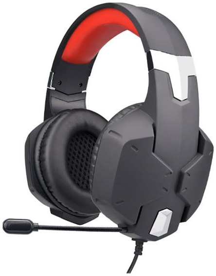 Гарнитура Ritmix RH-566M Gaming Black-red 40 мм, 20-20000 Гц, 1.8 м, микрофон, регулятор громкости (80001496) 9698471441