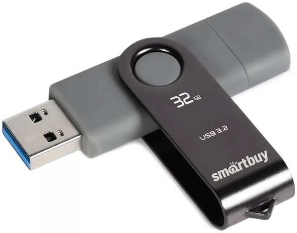 Накопитель USB 3.0 32GB SmartBuy SB032GB3DUOTWK Twist Dual (USB Type-C + USB Type-A)