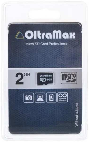 Карта памяти MicroSDHC 2GB OltraMax OM002GCSD-W/A-AD без адаптера 9698472090