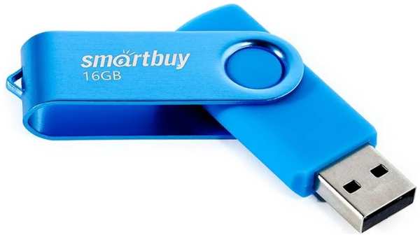 Накопитель USB 2.0 16GB SmartBuy SB016GB2TWB Twist синий 9698472112