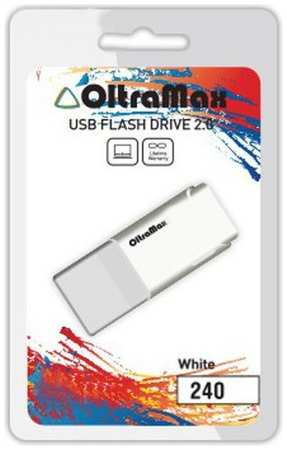 Накопитель USB 2.0 64GB OltraMax OM-64GB-240-White 240 белый 9698472152