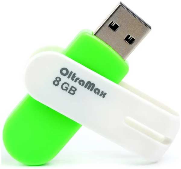 Накопитель USB 2.0 8GB OltraMax OM-8GB-220-Green 220 зелёный 9698472182