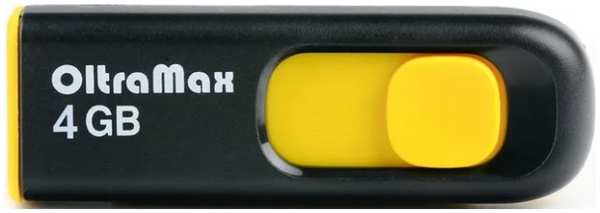 Накопитель USB 2.0 4GB OltraMax OM-4GB-250-Yellow 250 жёлтый 9698472235