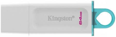 Накопитель USB 3.2 64GB Kingston KC-U2G64-5R DataTraveler Exodia, белый/бирюзовый 9698472402