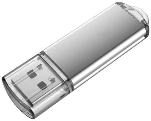 Накопитель USB 2.0 16GB OEM TDF191U2016GS , металл, под нанесение логотипа