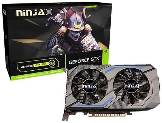 Видеокарта PCI-E Sinotex GeForce GTX 1650 Ninja (NK165DF46F) 4GB GDDR6 128bit 12nm