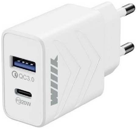 Зарядное устройство сетевое Wiiix UNN-4-2-03-QCPD 20W 3A (PD+QC) белый 9698473714
