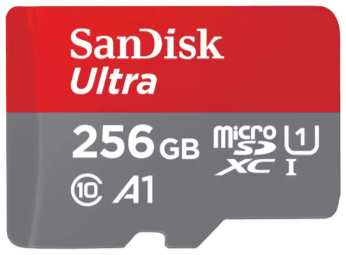 Карта памяти MicroSDXC 256GB SanDisk SDSQUAC-256G-GN6MN Ultra A1 C10 U1 UHS-I 150MB/S, без адаптера 9698474516