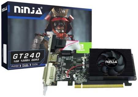 Видеокарта PCI-E Sinotex GeForce GT240 (NH24NP013F) 1GB DDR3 128bit 40nm 550/1333MHz DVI/HDMI