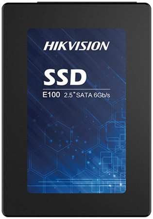 Накопитель SSD 2.5'' HIKVISION HS-SSD-E100/2048G E100 2TB SATA 6Gb/s TLC 3D NAND 560/520MB/s IOPS 87K/72K MTBF 1.5M 960 TBW