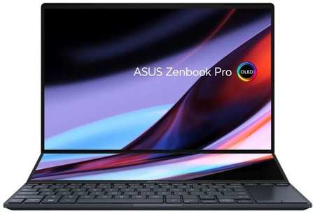 Ноутбук ASUS ZenBook Pro Duo UX8402VU-P1036W 90NB10X2-M003C0 i7-13700H/16GB/1TB SSD/GeForce RTX4050 6GB/14.5″ OLED Touch 2.8K/WiFi/BT/Cam/Bag/Win11Hom