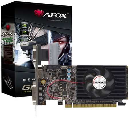 Видеокарта PCI-E Afox GeForce GT610 AF610-1024D3L7-V6 1GB DDR3 64bit 40nm 810/1333MHz DVI/HDMI/VGA RTL