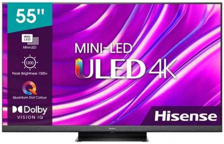 Телевизор Hisense 55U8HQ , 4K UHD, 120 Гц, DVB-T, DVB-T2, DVB-C, DVB-S, DVB-S2, SMART TV, HDR
