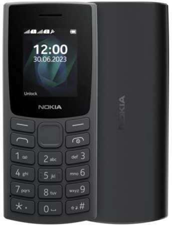 Мобильный телефон Nokia 105 SS 1GF019EPA2C03 charcoal 9698476781