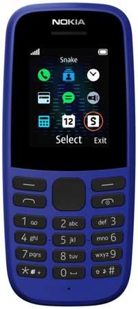 Мобильный телефон Nokia 105 DS 1GF019CPG6C02 cyan 9698476782