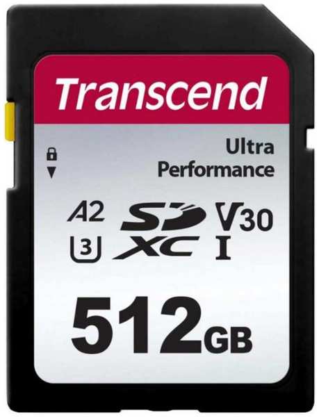 Карта памяти SDXC 512GB Transcend TS512GSDC340S 340S, UHS-I Class U3 V30 A2 9698477365