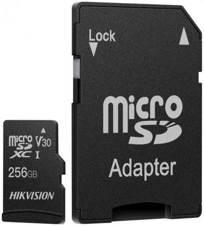 Карта памяти MicroSDXC 256GB HIKVISION HS-TF-C1(STD)/256G/ADAPTER UHS-I U1 Class10 92/50MB/s + adapter 9698477998
