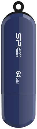 Накопитель USB 2.0 64GB Silicon Power Luxmini 320 синий 9698478921