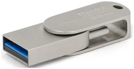 Накопитель USB 3.1 32GB Mirex Bolero OTG, Type-C, металл