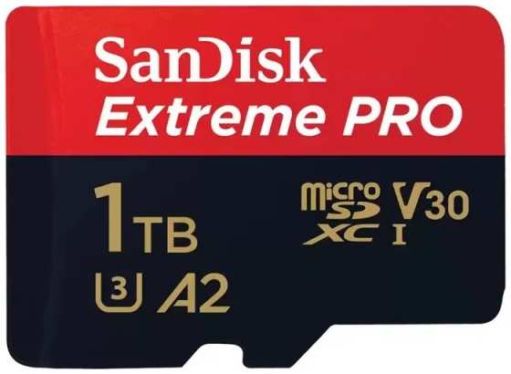 Карта памяти 1TB SanDisk Extreme PRO SDSQXCD-1T00-GN6MA for 4K Video on Smartphones, Action Cams & Drones 200MB/s Read, 140MB/s Write, Lifetime Warran 9698480406