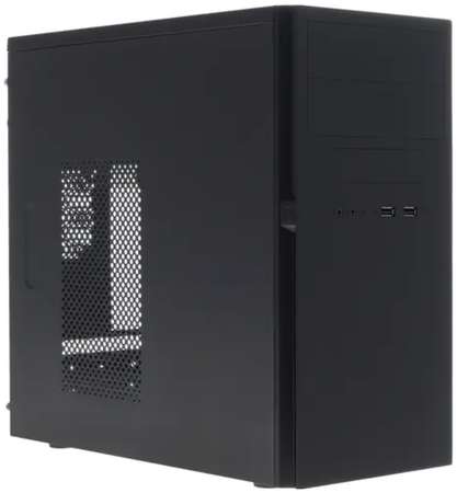 Корпус mATX Powerman ES725BK черный, БП 450W, 2*USB 3.0, audio 9698480847