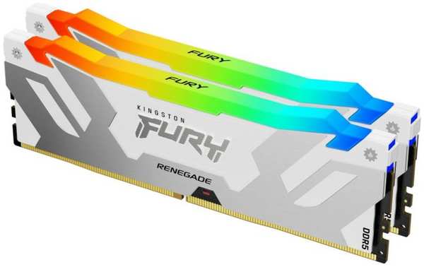 Модуль памяти DDR5 32GB (2*16GB) Kingston FURY KF568C36RWAK2-32 Renegade RGB XMP 6800MHz CL36