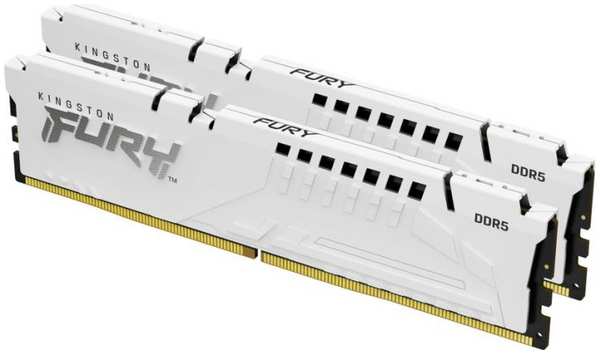 Модуль памяти DDR5 32GB (2*16GB) Kingston FURY KF560C36BWEK2-32 Beast White EXPO 6000MHz CL36 1RX8 1.35V 16Gbit retail 9698481534