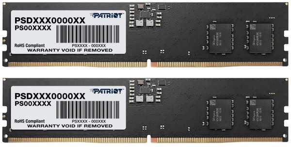Модуль памяти DDR5 32GB (2*16GB) Patriot Memory PSD532G5600K Signature PC5-44800 5600MHz CL46 1.1V Ret 9698489939