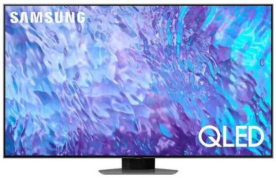 Телевизор Samsung QE75Q80CAUXCE QLED 75″ серебристый 4K Ultra HD 120Hz DVB-T2 DVB-C DVB-S2 USB WiFi Smart TV 9698490882