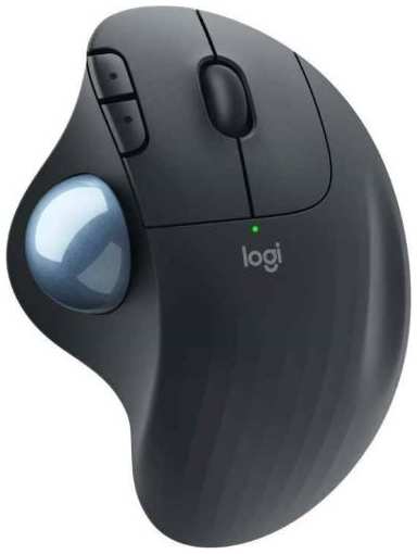 Трекбол Logitech Ergo M575 910-005875 графитовый оптическая (2000dpi) беспроводная BT/Radio USB2.0 (