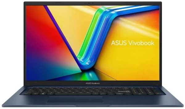 Ноутбук ASUS VivoBook 17X X1704ZA-AU342 90NB10F2-M00DE0 i7-1255U/16GB/512GB SSD/Iris Xe Graphics/17.3″ IPS FHD/WiFi/BT/Cam/noOS/blue 9698492301