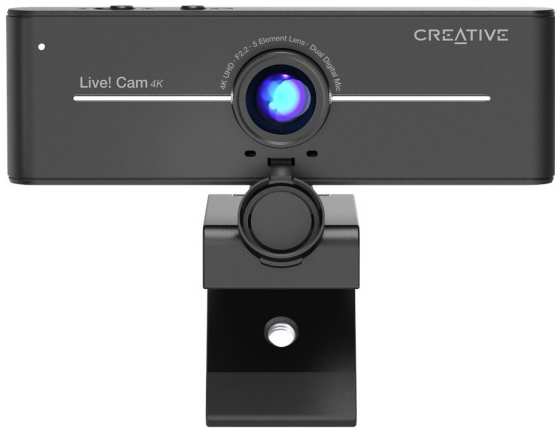 Веб-камера Creative Web Live! Cam SYNC 4K 73VF092000000 черная 8Mpix (3840x2160) USB2.0 с микрофоном 9698492335
