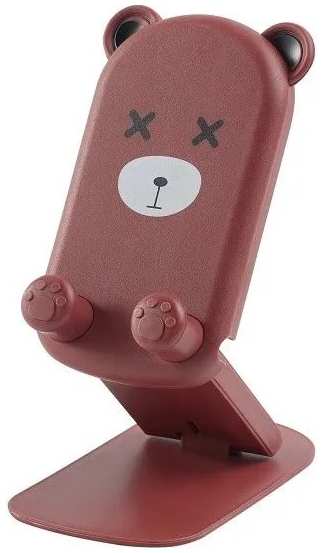 Подставка для телефона Wiiix DST-405-TEDDY-BR коричневая