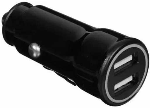 Зарядное устройство автомобильное Wiiix UCC-5-2-02-ANT 2.4A (PD+QC) 2xUSB универсальное черное 9698493311