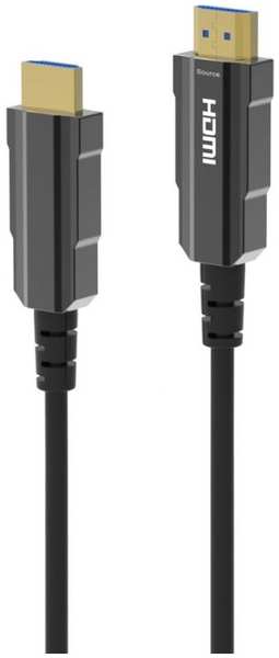 Кабель интерфейсный HDMI-HDMI Digma HDMI-AOC2.1-70 70м. позолоч.конт. черный 9698494340