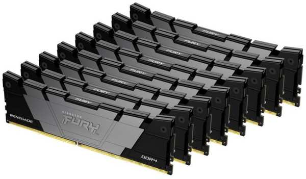 Модуль памяти DDR4 256GB (8*32GB) Kingston FURY KF432C16RB2K8/256 Renegade Black 3200MHz CL16 2RX8 1 9698495172