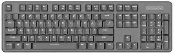 Клавиатура механическая Dareu EK810G Black_Red switch беспроводная/проводная, 104 клавиши