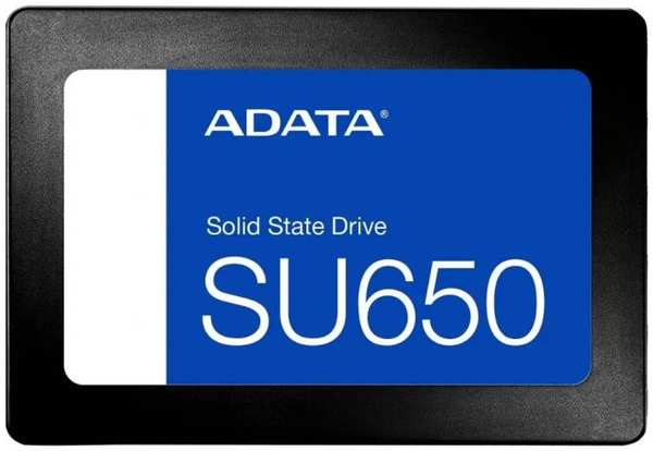 Накопитель SSD 2.5'' ADATA ASU650SS-512GT-B Ultimate SU650 512GB SATA 6Gb/s 3D TLC 520/450MB/s IOPS 40K/75K MTBF 2M Bulk 9698496828