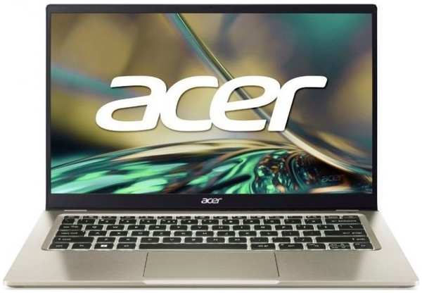Ноутбук Acer SF314-512 NX.K7NER.008 i5-1240P/8GB/512GB SSD/Iris Xe Graphics/14″ FHD IPS/WiFi/BT/cam/noOS/haze gold 9698496881