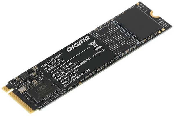 Накопитель SSD M.2 2280 Digma DGSM3256GM23T 256GB, PCIe 3.0x4 9698496900