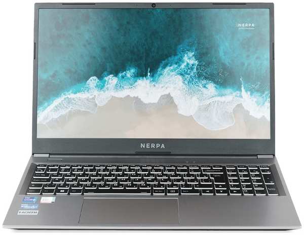 Ноутбук Nerpa Caspica I752-15 i7 1255U/8GB/256GB SSD/noDVD/15.6″ FHD IPS/BT/WiFi/Win10Pro/titanium gray/titanium black 9698497419