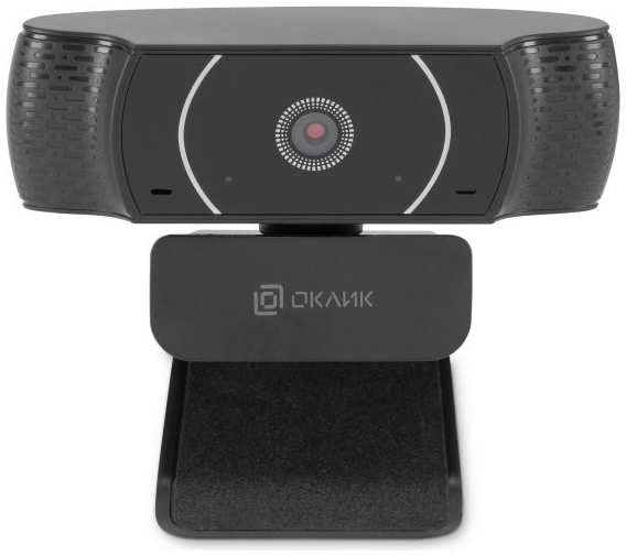 Веб-камера Oklick OK-C016HD черная 1Mpix (1280x720) USB2.0 с микрофоном (1919817)